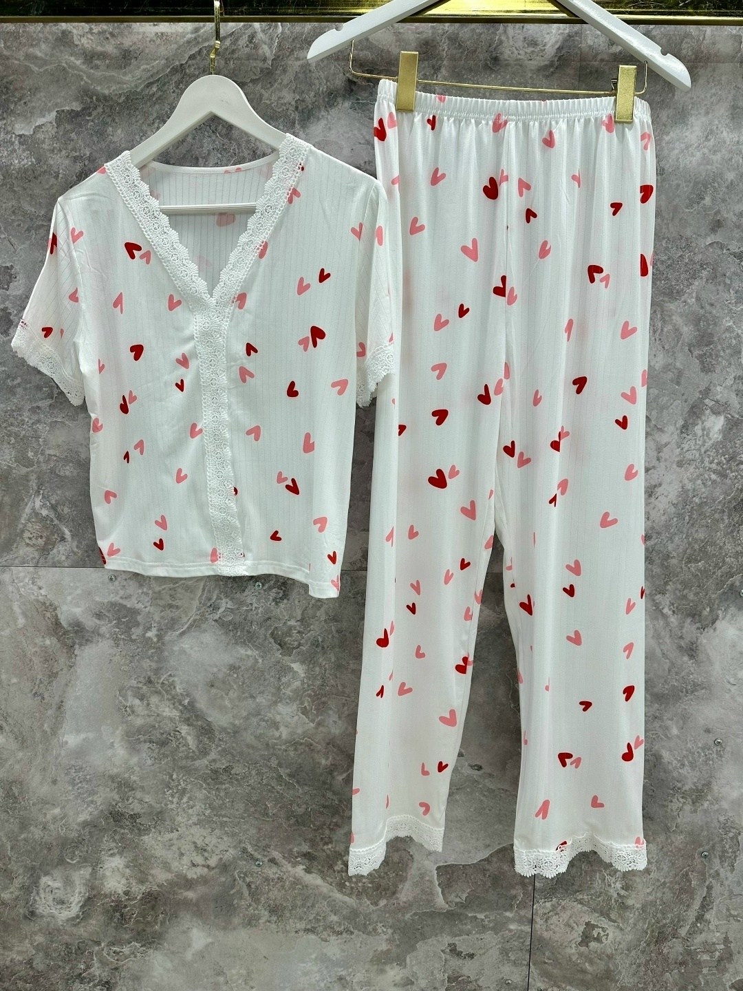 женская домашняя одежда пижамный комплект с принтом вишни,пижама для женщин,женская элегантная пижама с принтом вишни,женская пижама,женские летние пижамы из полиэстера