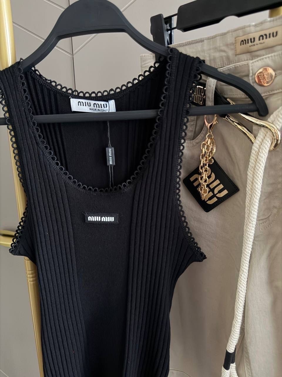 стильная майка,майка miu miu,женские майки,,стильные модели