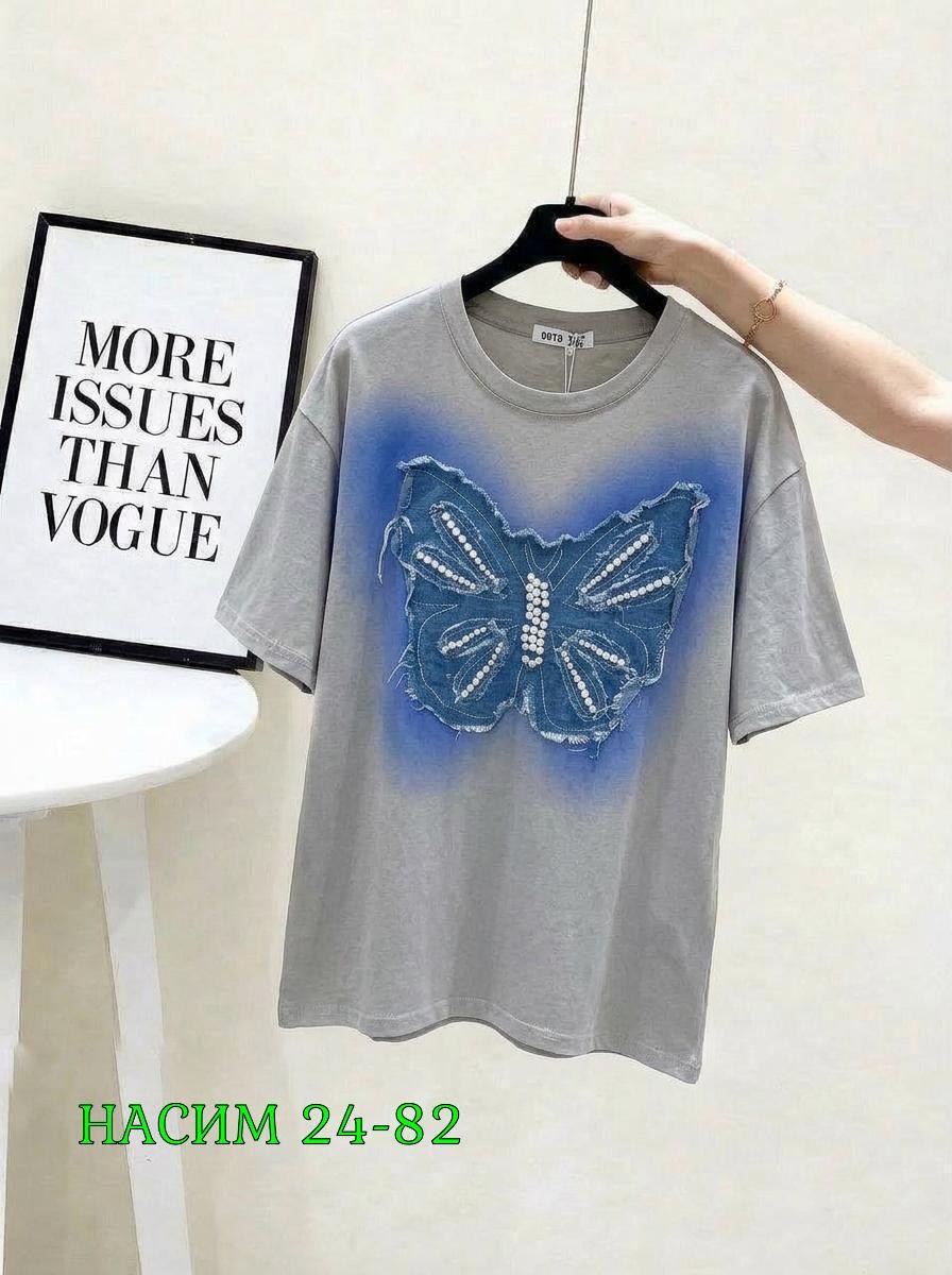 футболки женская,футболки для женщин,летние футболки,футболка с бабочками,футболки и топы