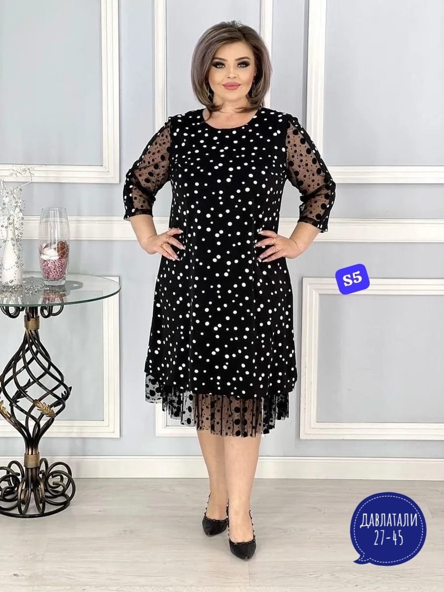 платье женское больших размеров,платье женское праздничное больших размеров,вечернее платье больших размеров нарядное в горошек saliya brand,платье больших размеров,платье женской