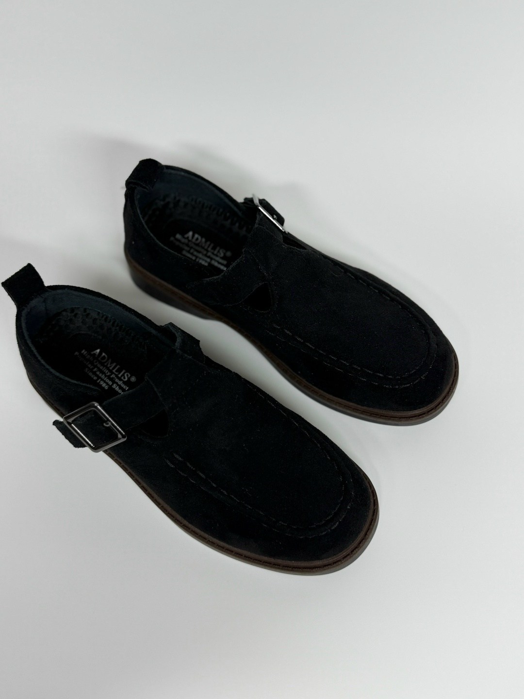 ,лоферы коричневые с ремешком замшевые,повседневная ,женская ,обуви