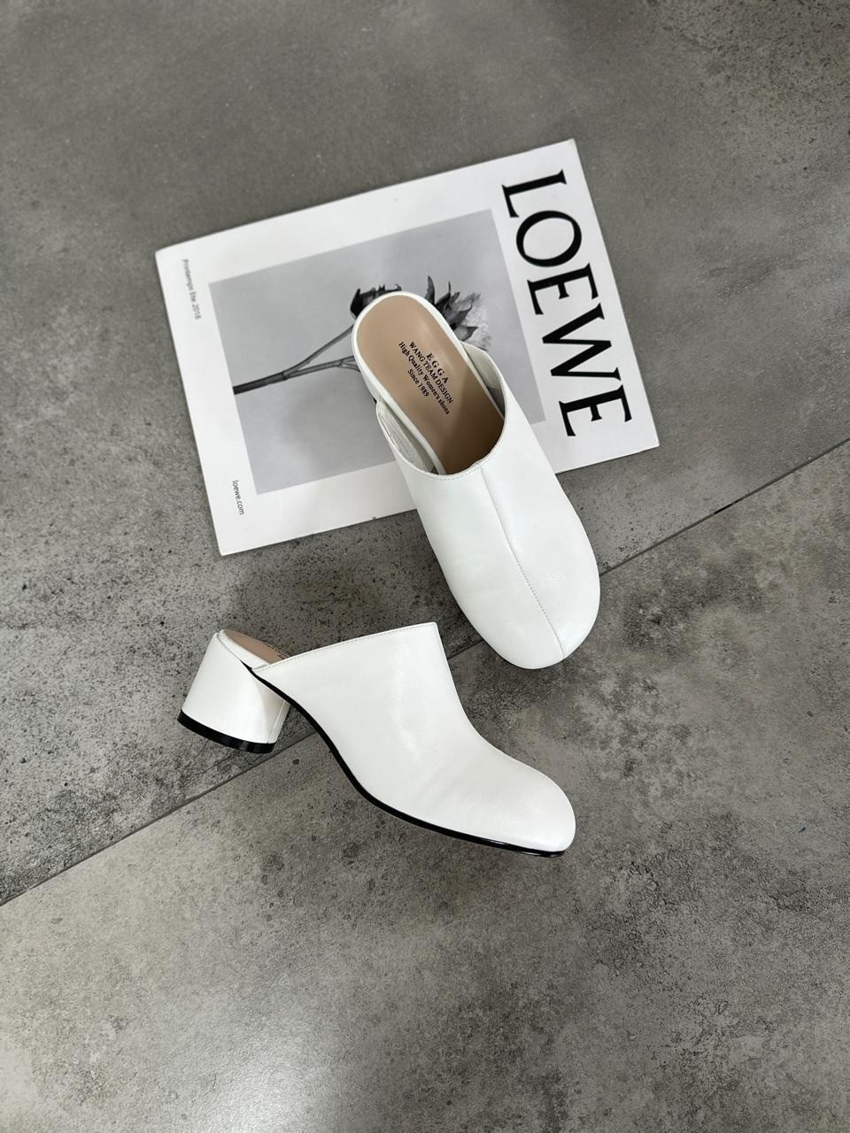 ,мюли женские,мюли на каблуке,эконика сабо белые, женская