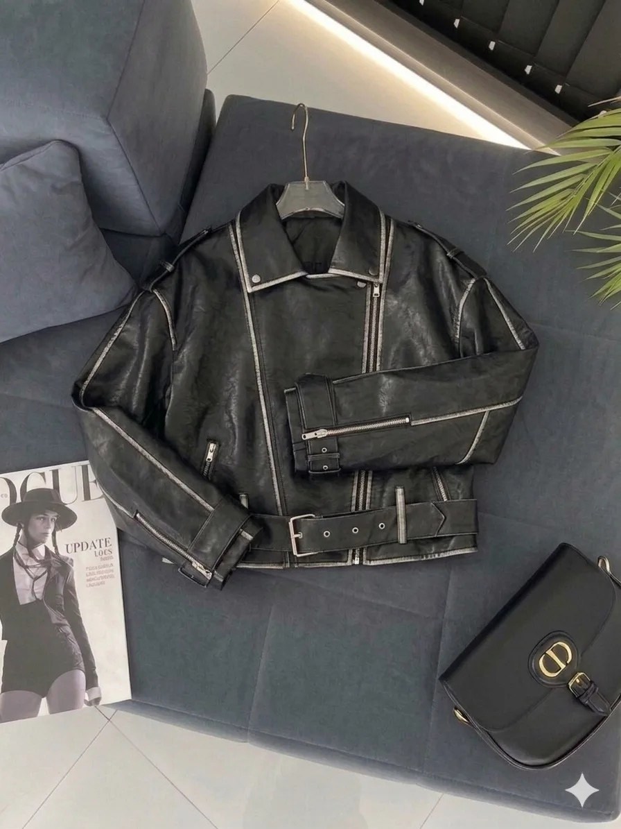 женская укороченная куртка из искусственной кожи,кожаная куртка,женская кожаная куртка,куртка косуха,косуха