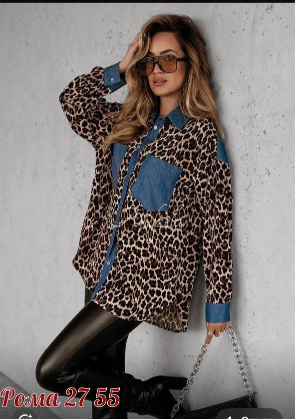 женские джинсовые рубашки,джинсовая рубашка,повседневная рубашка,леопардовая рубашка,блузы с джинсовым декором
