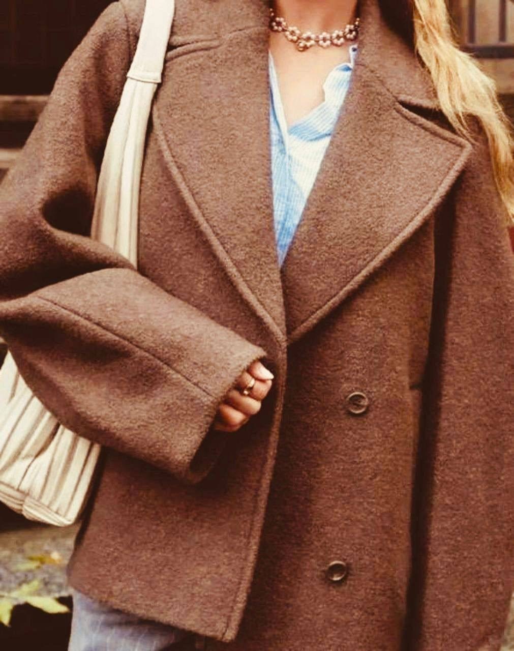 пальто свободного кроя,пальто модное,стильное пальто,короткое пальто,элегантные пальто