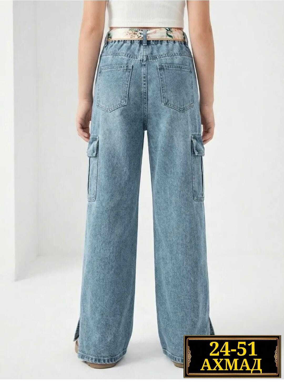 джинсы для девочки,джинсы карго,джинсы карго для девочки,модные джинсы,джинсы брюки