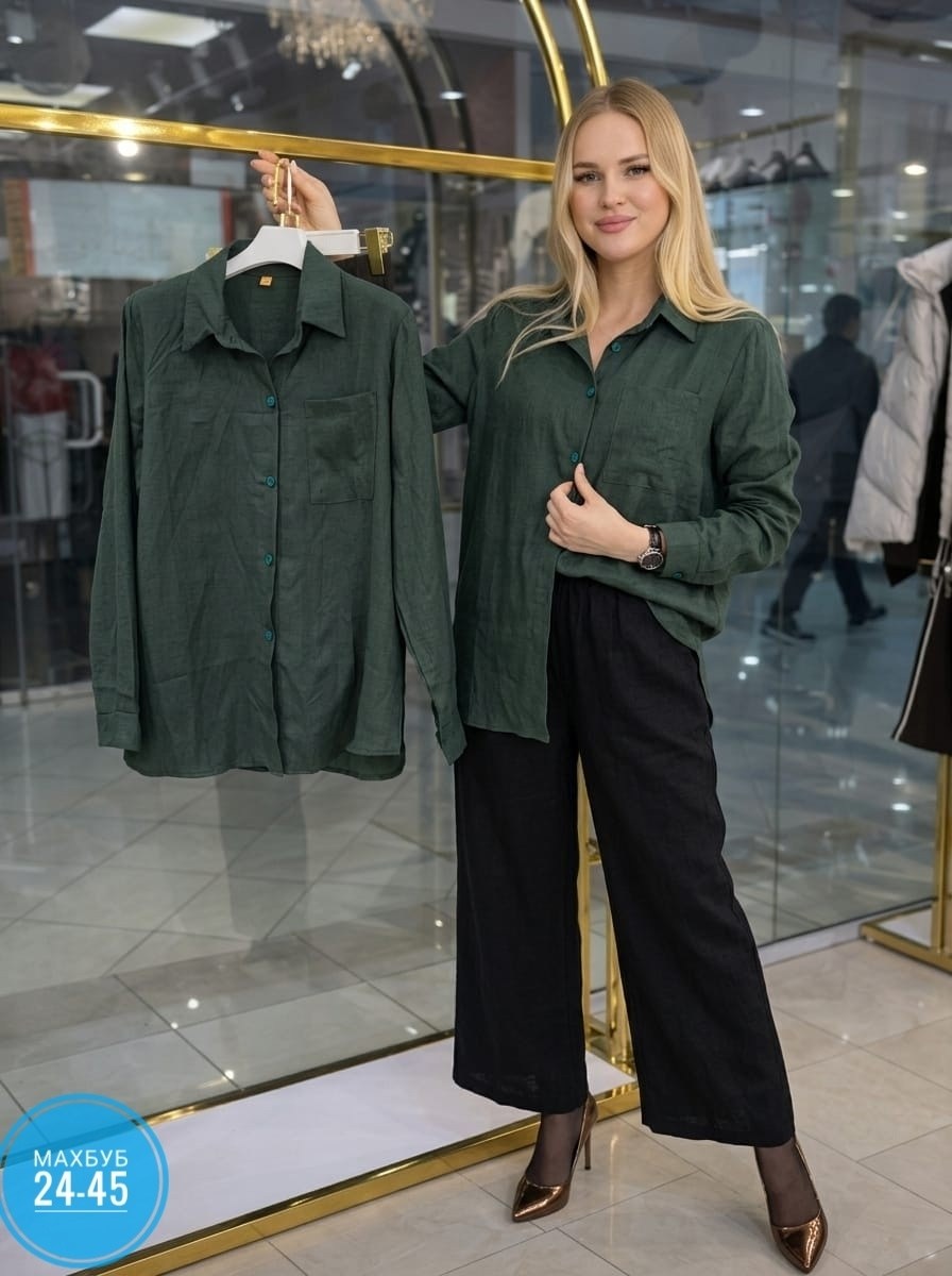 женская рубашка,костюм с брюками,брючный костюм из льна,брючные женские костюмы,рубашка свободного кроя