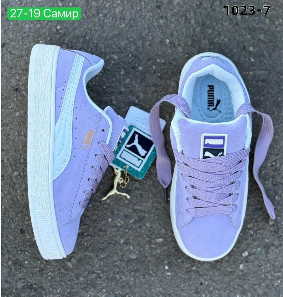 ,женские кроссовки puma,puma suede,puma suede xl,кеды пума лавандовые