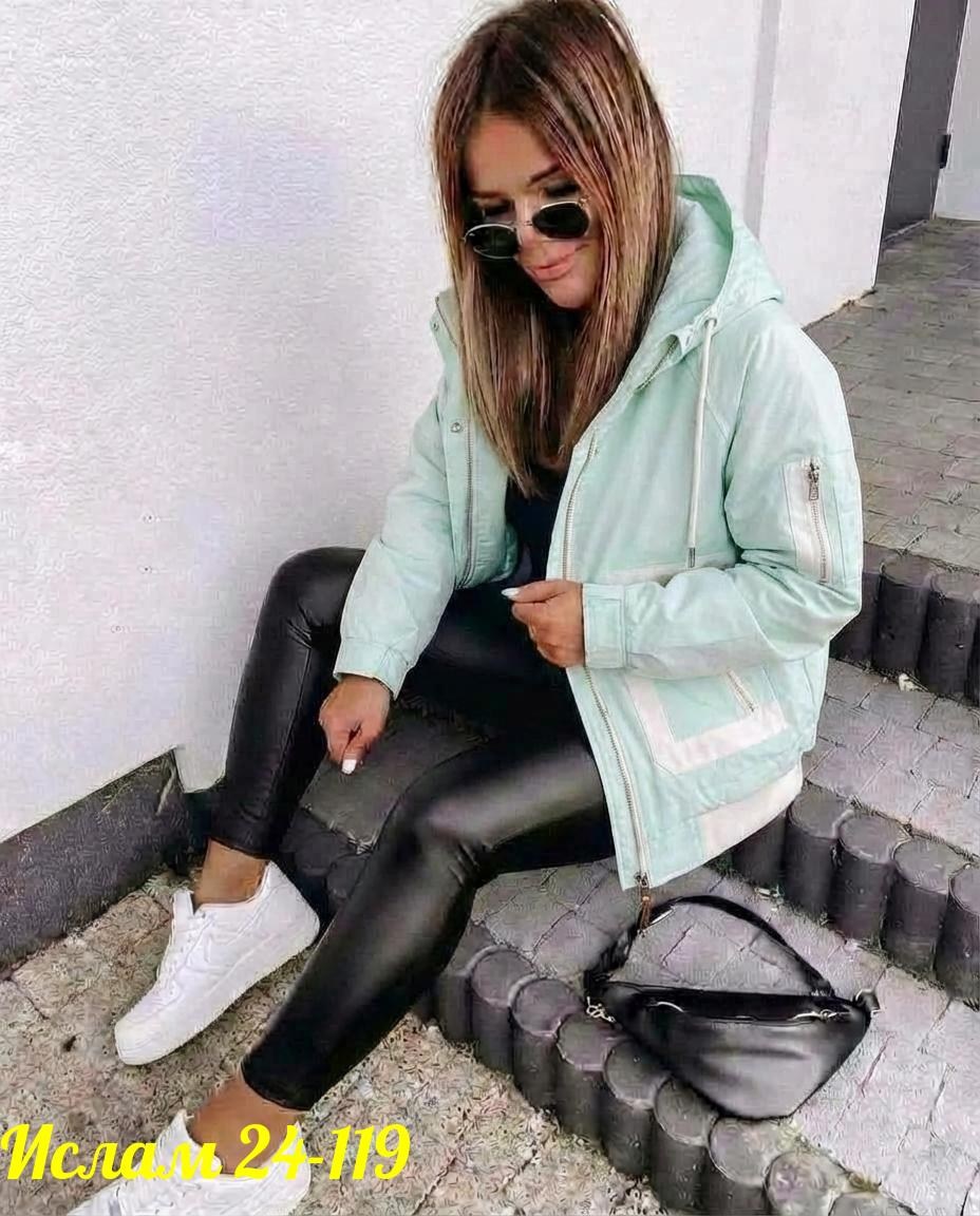 куртка женская весенняя с капюшоном короткая парка мята jozzy,куртка женская,куртка женская весенняя,куртка женская демисезонная,куртка демисезонная