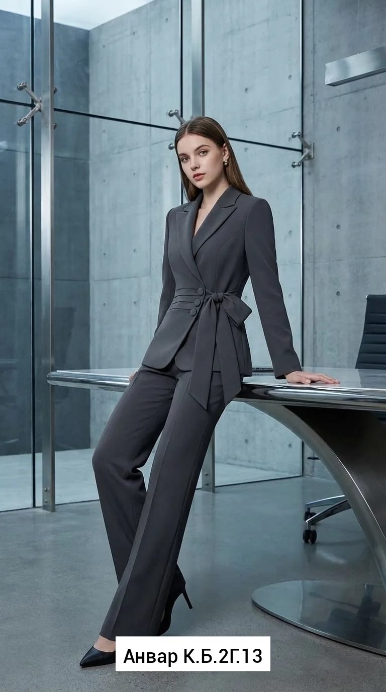 брючный костюм серый,костюм брючный мода юрс 2927 серый,брючные женские костюмы,костюм брючный,серый брючный костюм женский