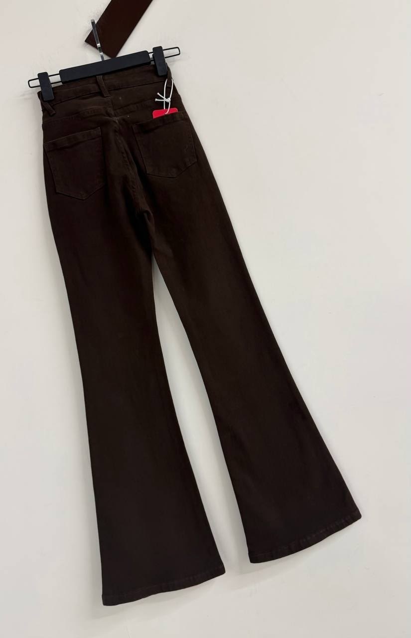 джинсы детские gloria jeans gjn027583 темно-коричневый,коричневые джинсы,коричневые джинсы женские,коричневые брюки,женские джинсы