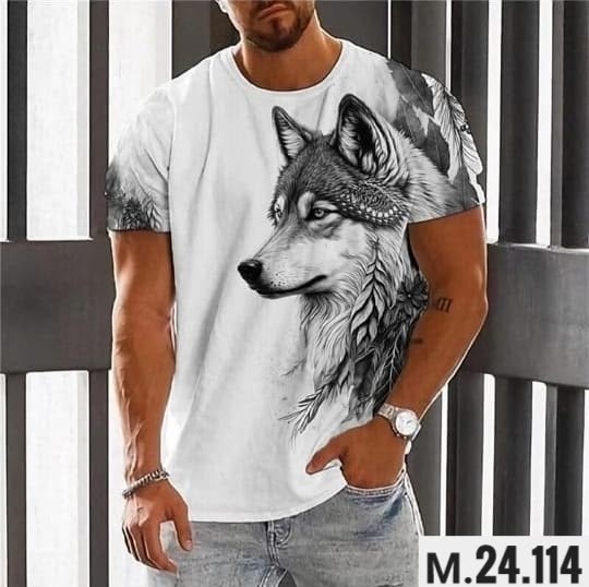 футболки мужские,мужская футболка с принтом волка,футболка с волками,футболка мужская с принтом,футболки с принтом волка для мужчин