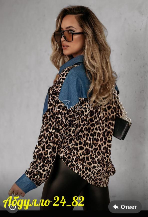 женские джинсовые рубашки,женская рубашка,джинсовая рубашка,повседневная рубашка,леопардовая рубашка