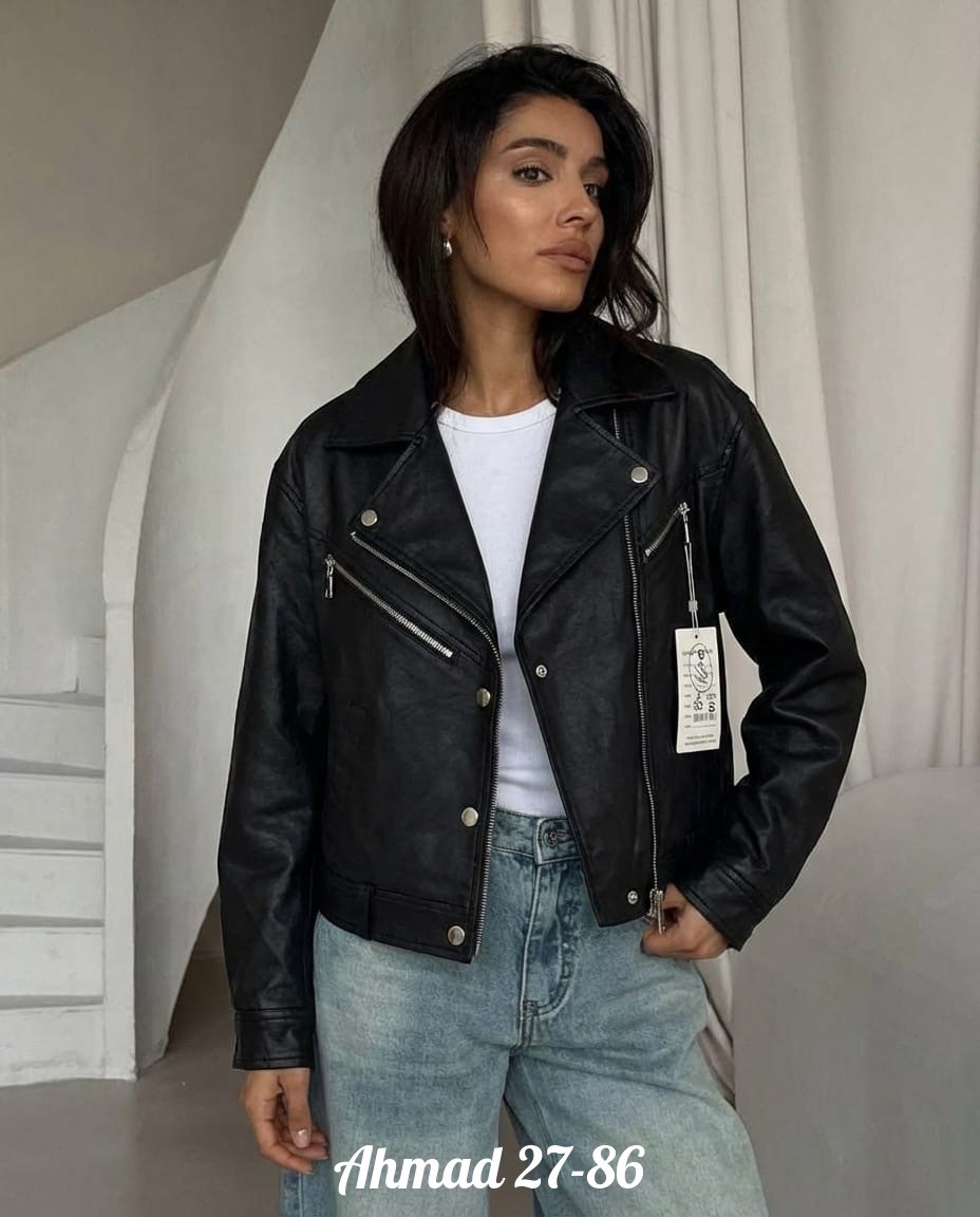 куртка косуха кожаная,куртка женская косуха кожаная,куртка косуха h&f b женская оверсайз арт: 28918766,женская кожаная куртка,куртка косуха женская