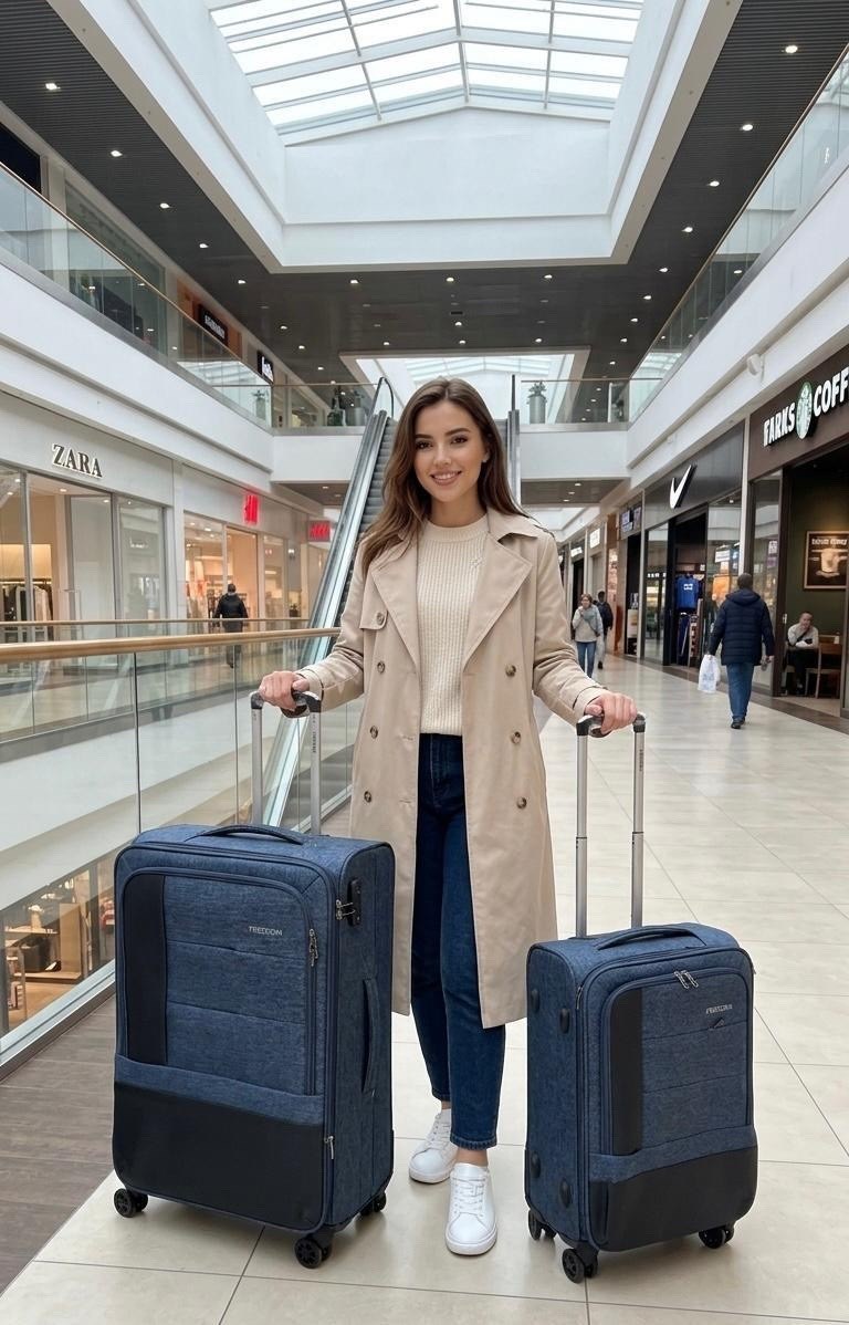 чемодан коричневый,чемодан в аэропорту,девушка,чемодан на колесах,airport luggage