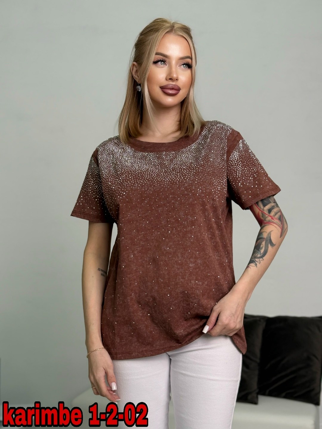 футболка оверсайз со стразам,женская футболка,женская футболка со стразами,футболка варенка со стразами оверсайз bema brend,футболка со стразами