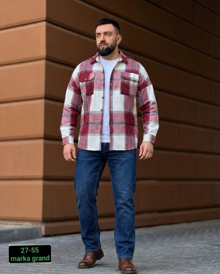 рубашка мужская в клетку,рубашка мужская,теплые рубашки мужские,рубашка повседневная,теплая рубашка