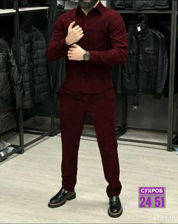 костюм двойка для мужчин вельвет,костюм вельветовый с рубашкой и брюками zakiya shop,классический вельветовый костюм свободного,костюм мужской вельветовый,костюм двойка мужской