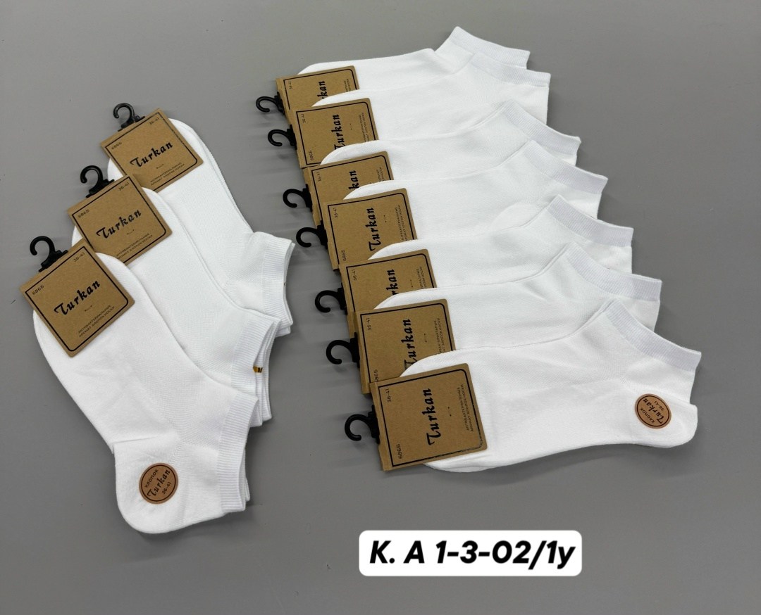 носки короткие набор 10 пар туркан,носки turkan женские 10 пар,носки женские,носки короткие набор белые,носки короткие набор 10 пар туркан! цвет белый