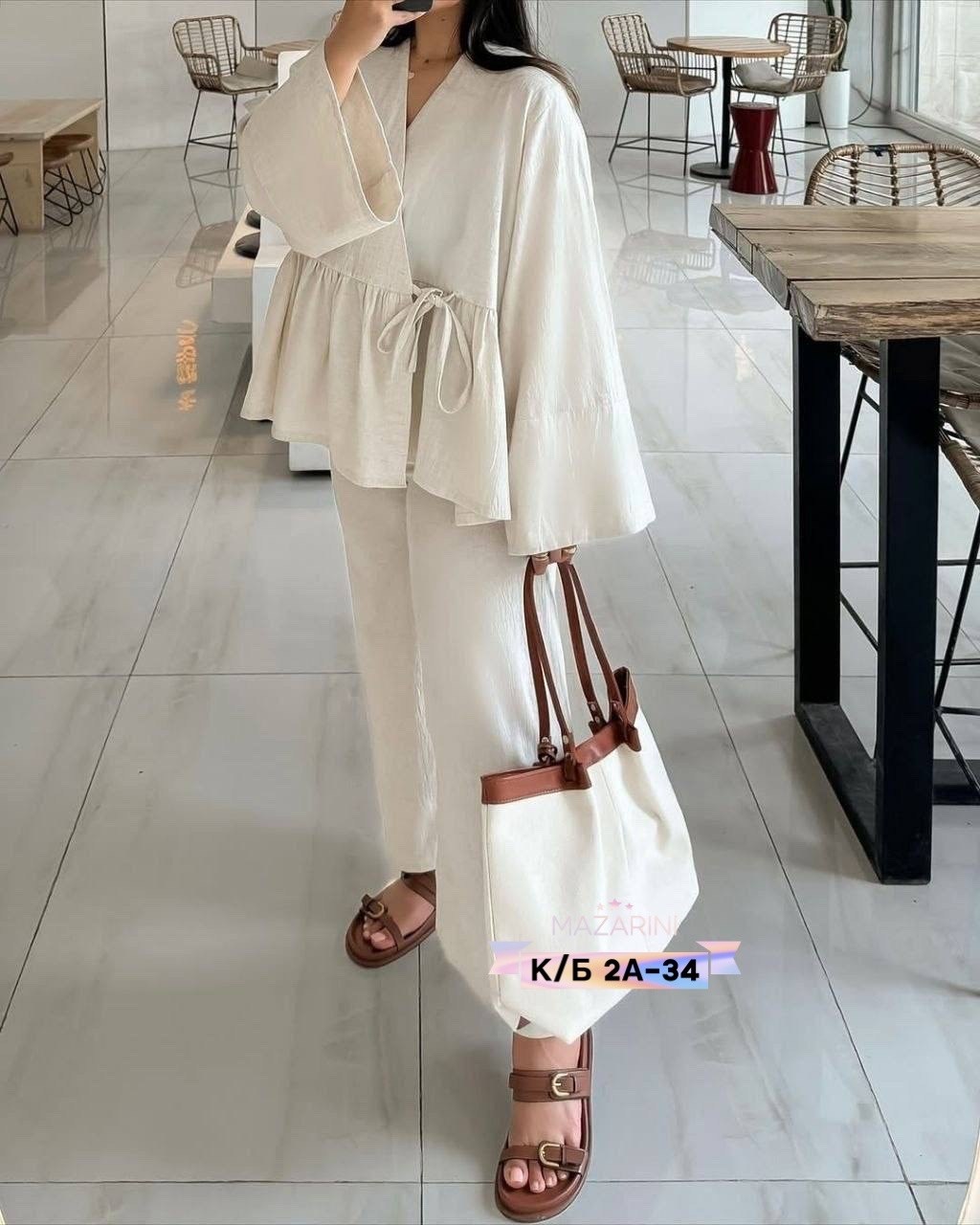 летние костюмы,модная ,костюм лен,женские костюмы,кимоно стиль