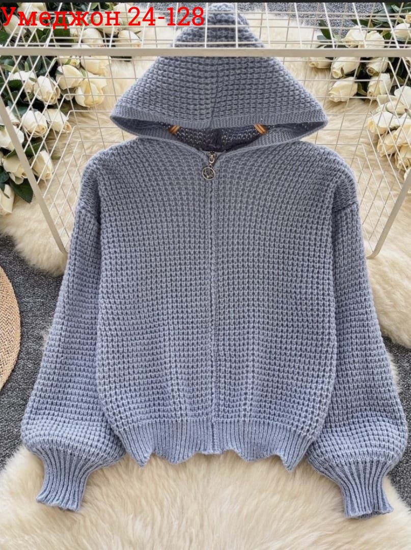 свитера с капюшоном,модные свитера,вязаная кофта,женская кофта,вязаные кардиганы