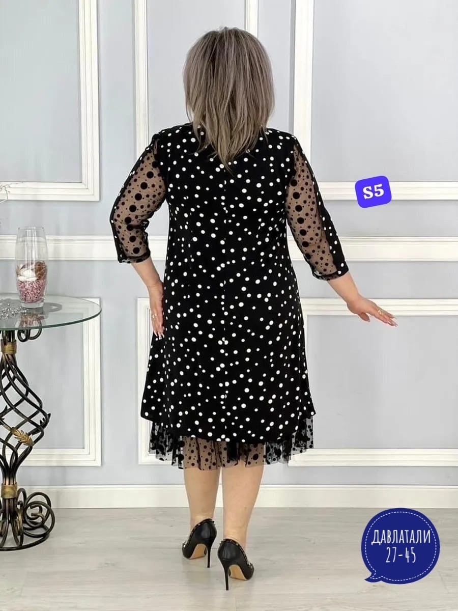 платье женское больших размеров,платье женское праздничное больших размеров,вечернее платье больших размеров нарядное в горошек saliya brand,платье больших размеров,платье женской