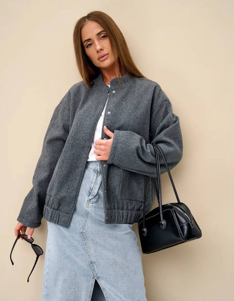 бомбер куртка оверсайз драповая kira clo,кашемировый серый бомбер,бомбер куртка шерстяной весенний оверсайз evvi,бомбер кашемировый теплый оверсайз brand habibi,бомбер женский оверсайз