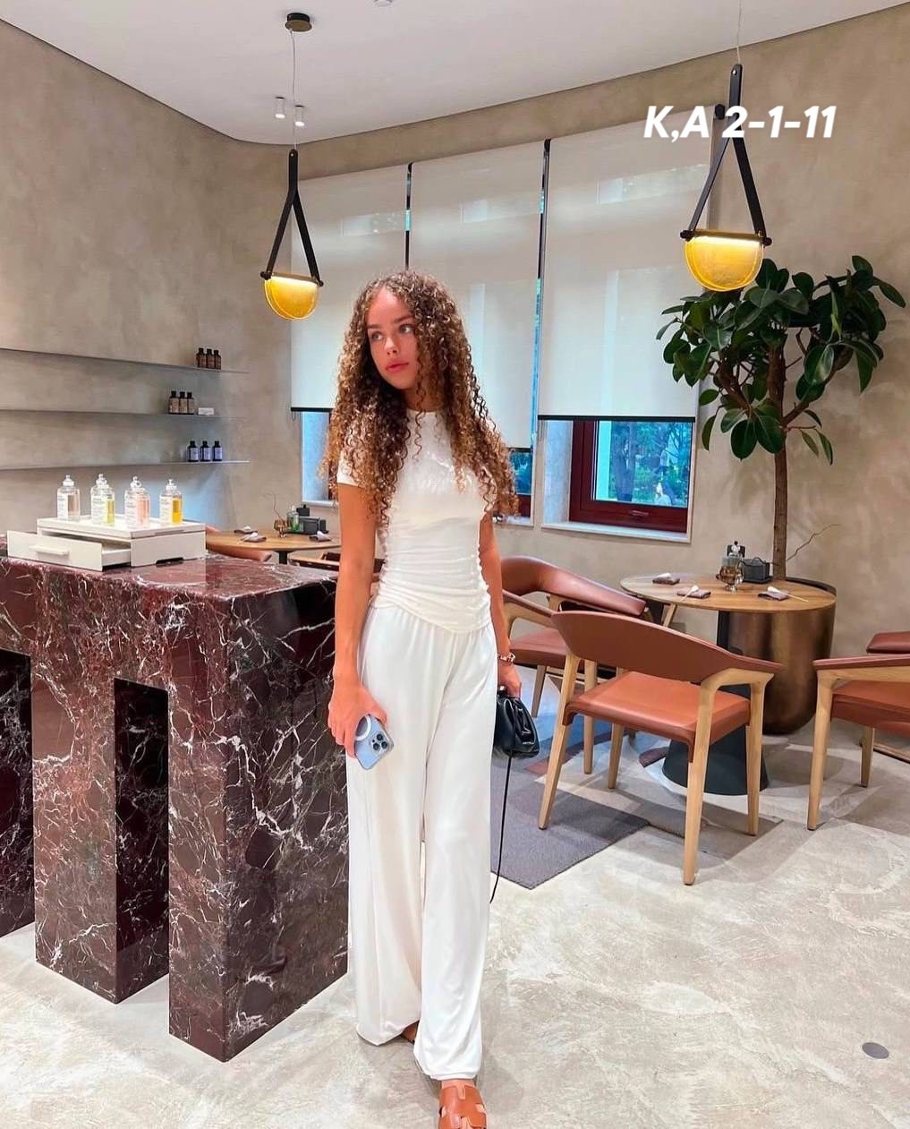 брюки лапша женские палаццо,брюки палаццо,костюмы женские,костюм с кроп топом,брюки палаццо лапша