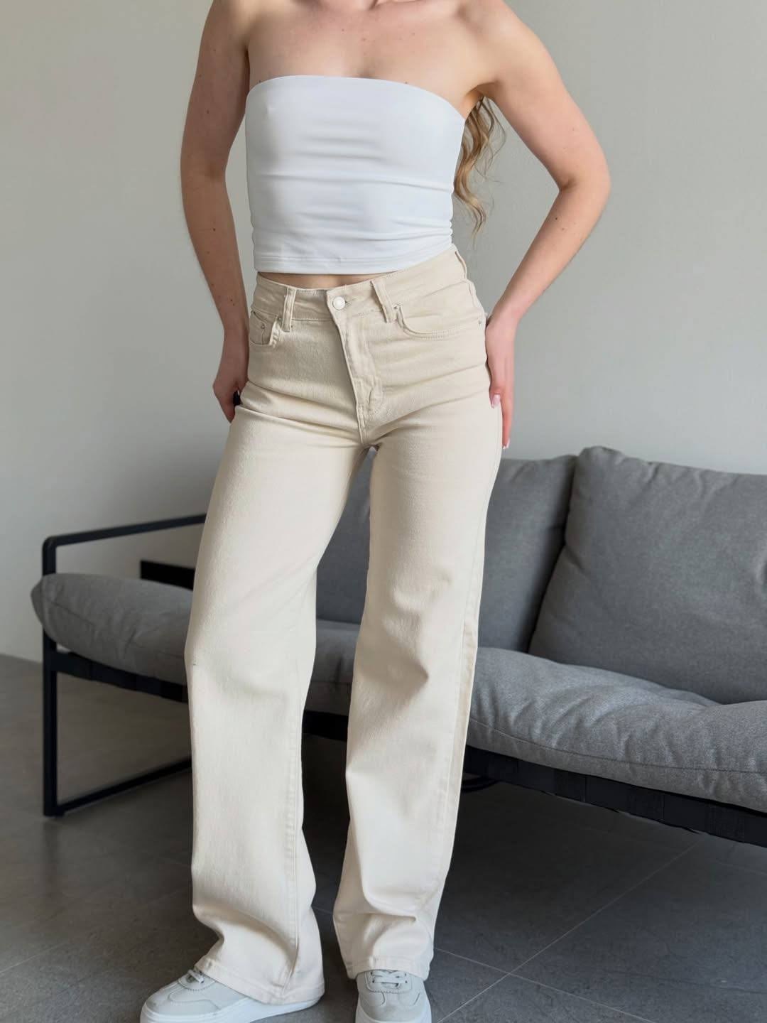 джинсы женские палаццо с высокой посадкой бежевые компания "маха",бежевые джинсы палаццо,джинсы бежевые,джинсы женские бежевые,джинсы женские палаццо с высокой посадкой бежевые