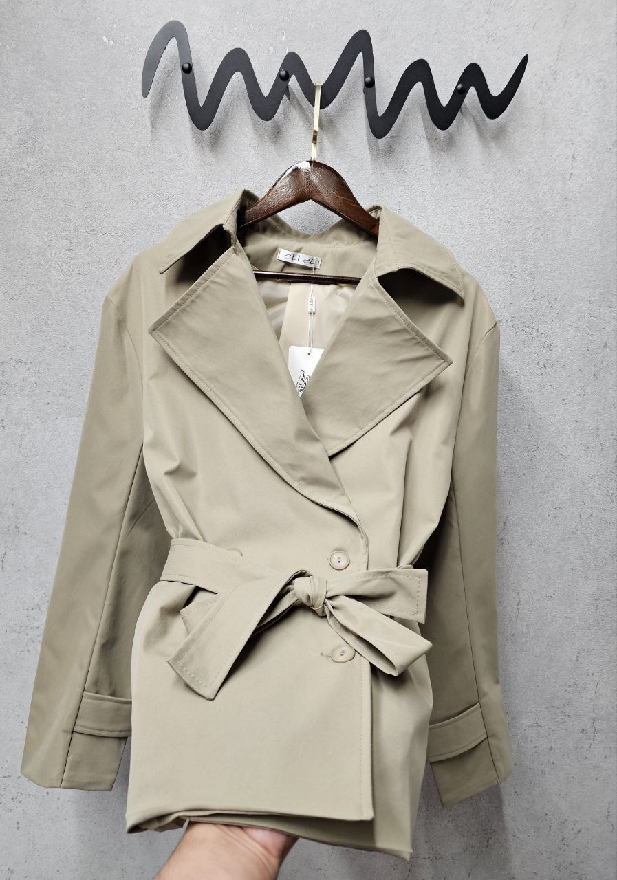тренч бежевый,тренч женский,пальто тренч,тренч короткий,тренч с поясом