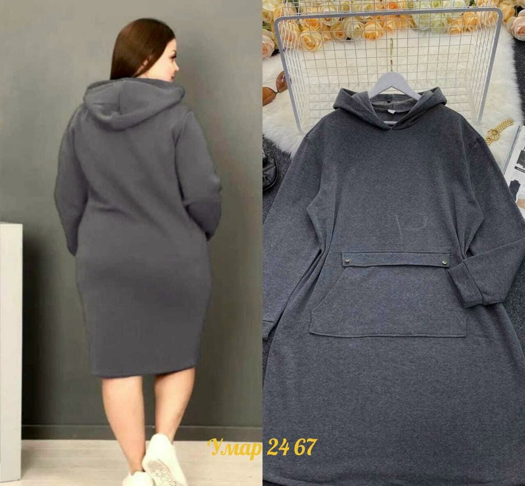 спортивное платье с капюшоном,платье на флисе,платье из флиса,платье с капюшоном,платье женское теплое