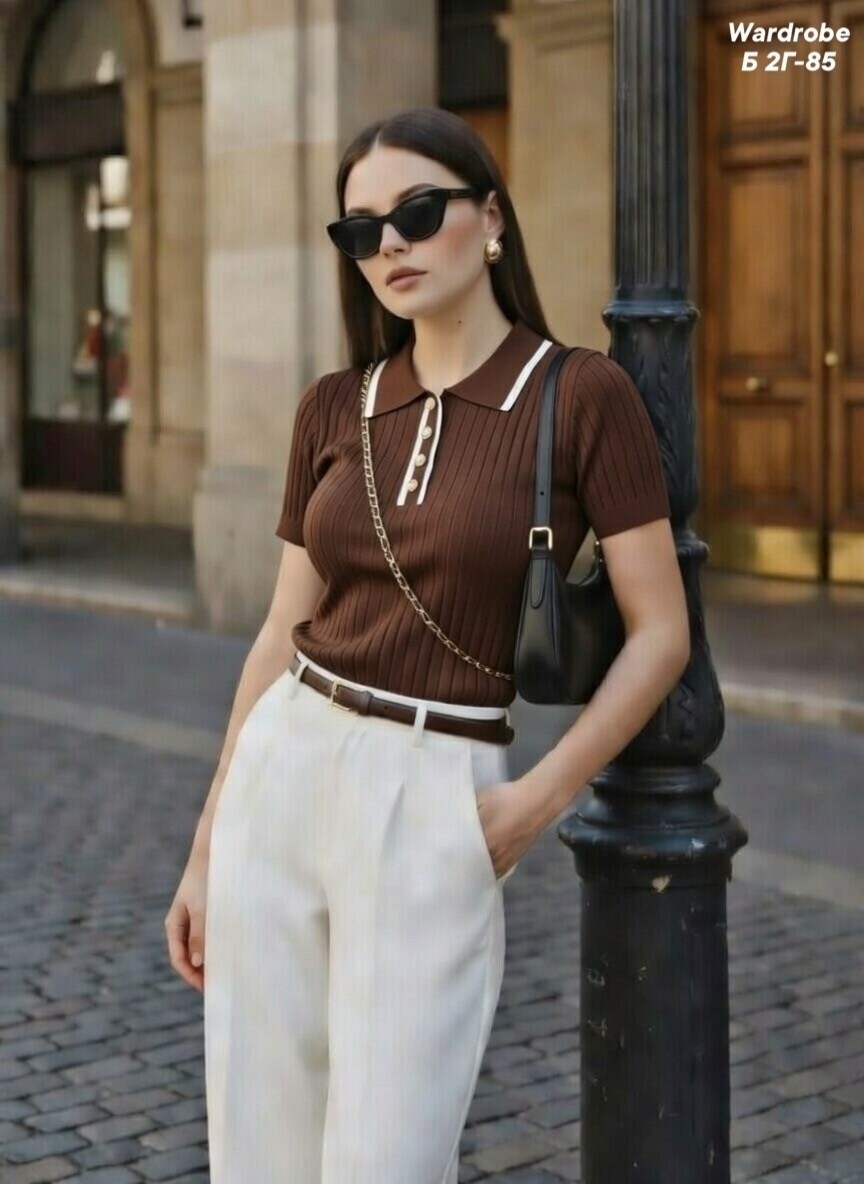 женская кофта,,женская трикотажная футболка-поло,стильная одежда