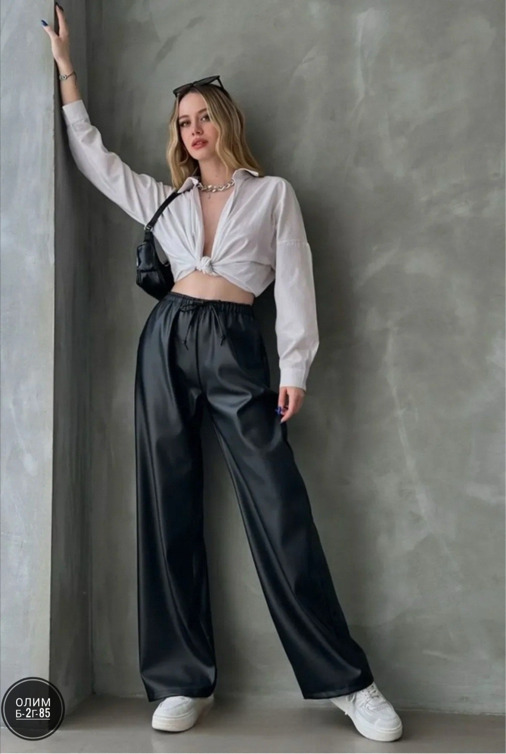 брюки из экокожи на резинке,женские брюки из экокожи,штаны из экокожи,кожаные брюки,кожаные брюки женские