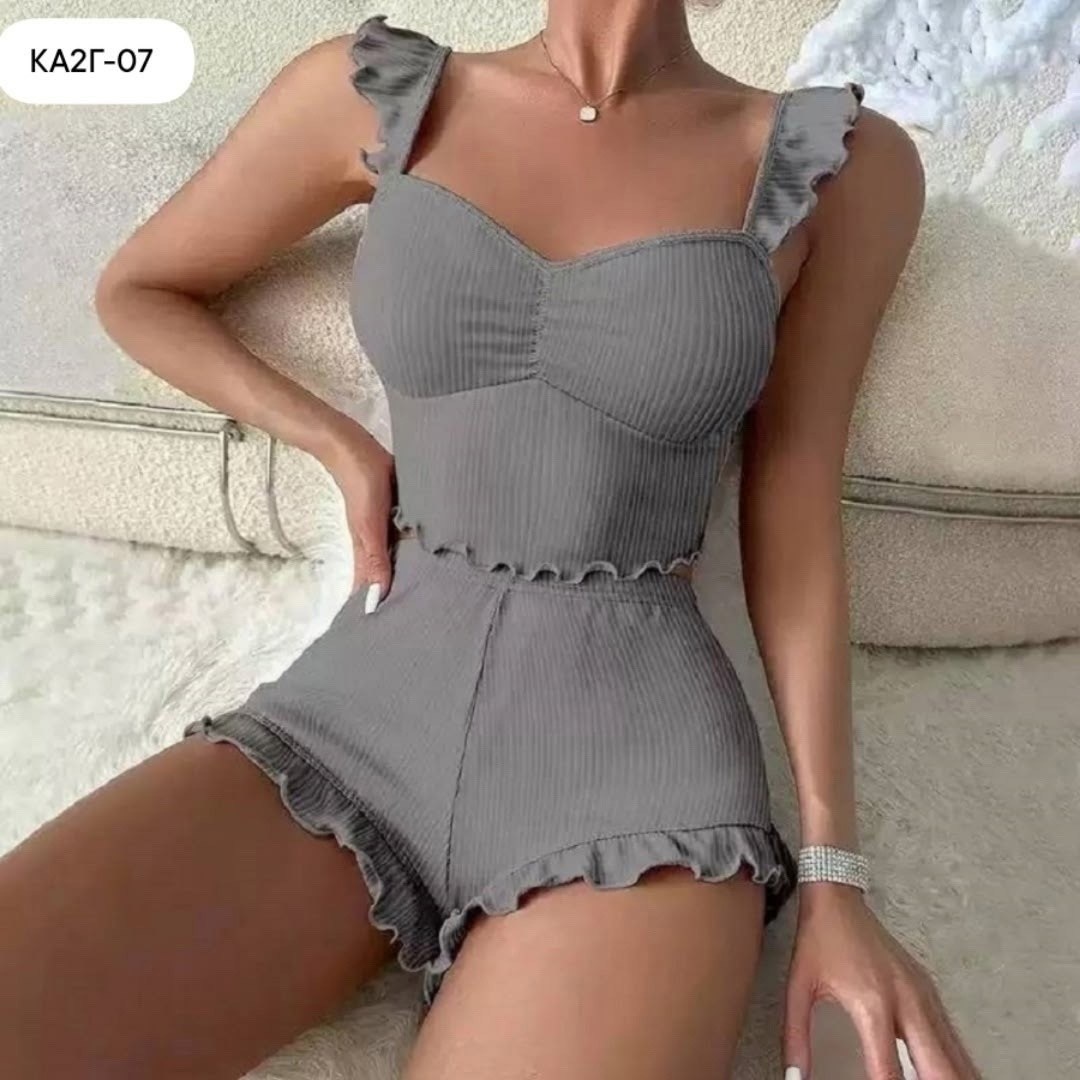 сексуальная пижама,пижама женские,пижама в рубчик женская с шортами,пижама женская комплект,комплект пижама