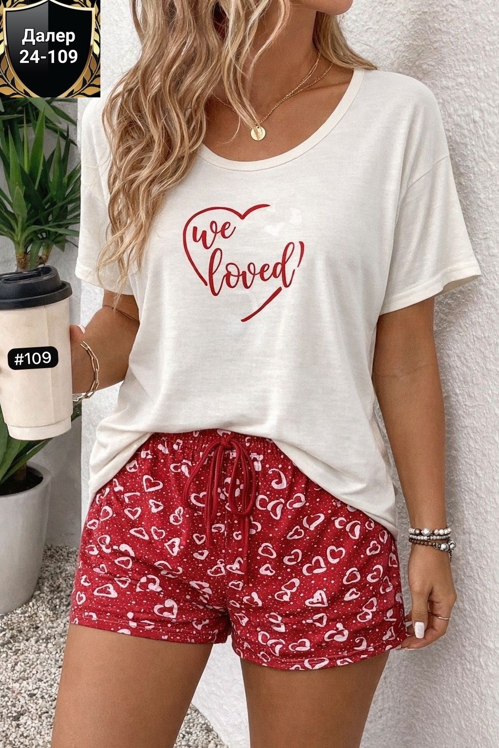 пижама женская,пижама женская (футболка и шорты) kaftan "love" р.44-46,пижама женская (футболка и шорты) kaftan "love" р.40-42,пижама женская (футболка и шорты) kaftan "love" р.52-54,пижама с шортами