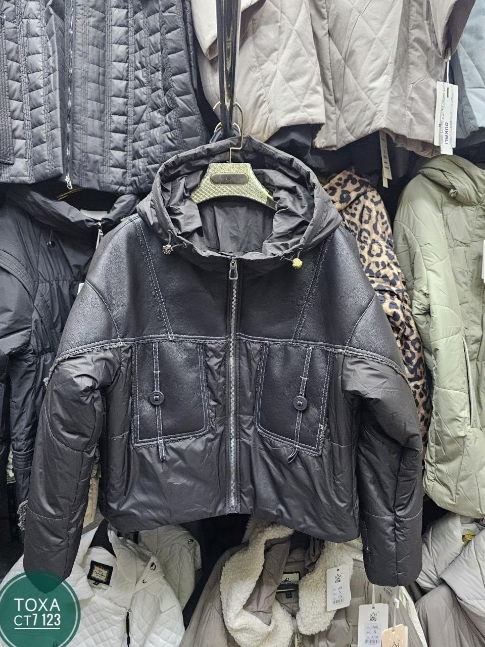 куртка женская,демисезонные куртки,куртка женская демисезонная,куртка женская 363 черная 56 ru,куртка