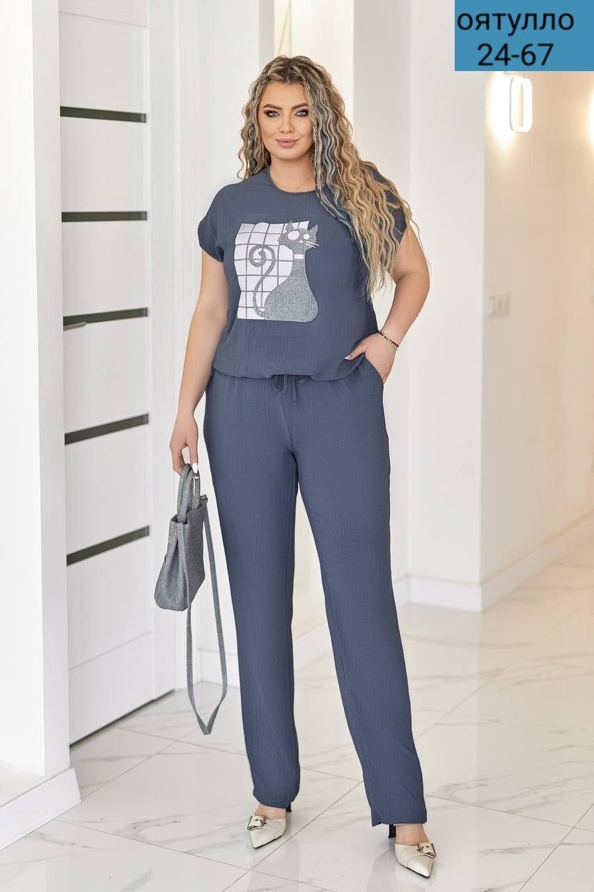 костюм женский больших размеров,брючный костюм больших размеров,костюм двойка женская,костюм для женщин,летний брючный костюм