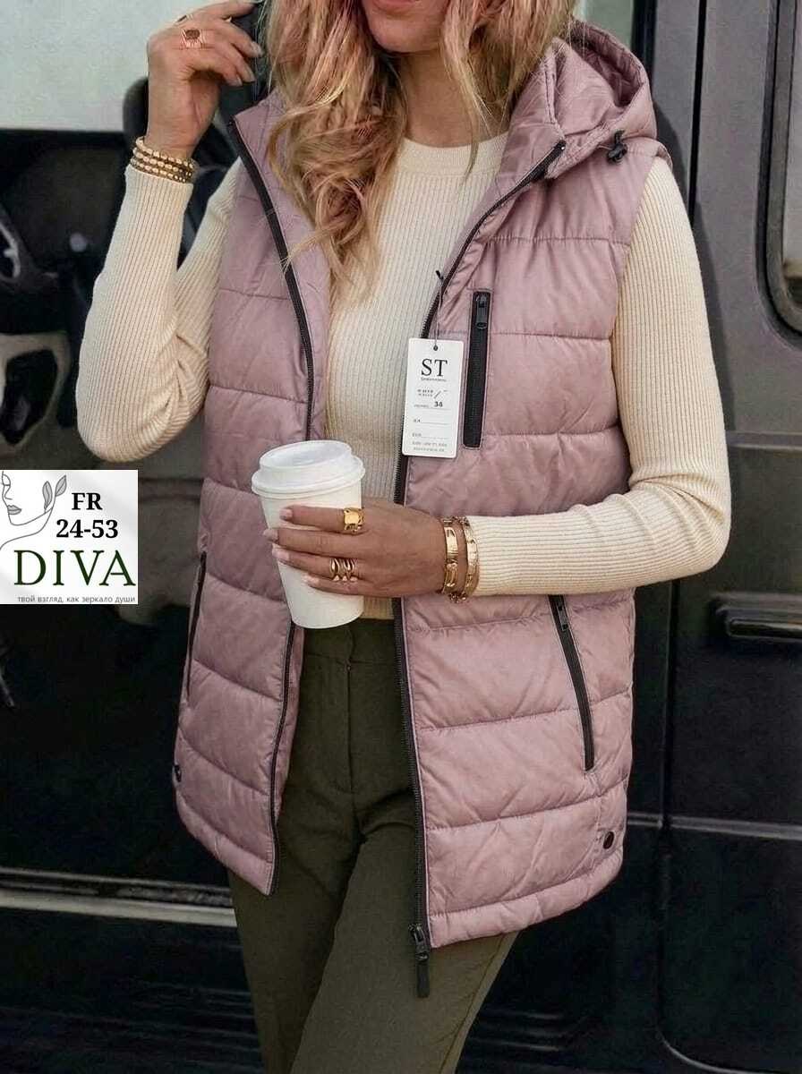 жилетка женская,жилет женский,жилет утепленный женский,жилет удлиненный,женская жилетка больших размеров