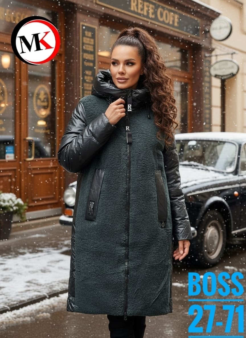 куртка удлиненная,куртка,зимние куртки,женская куртка,пальто комбинированное