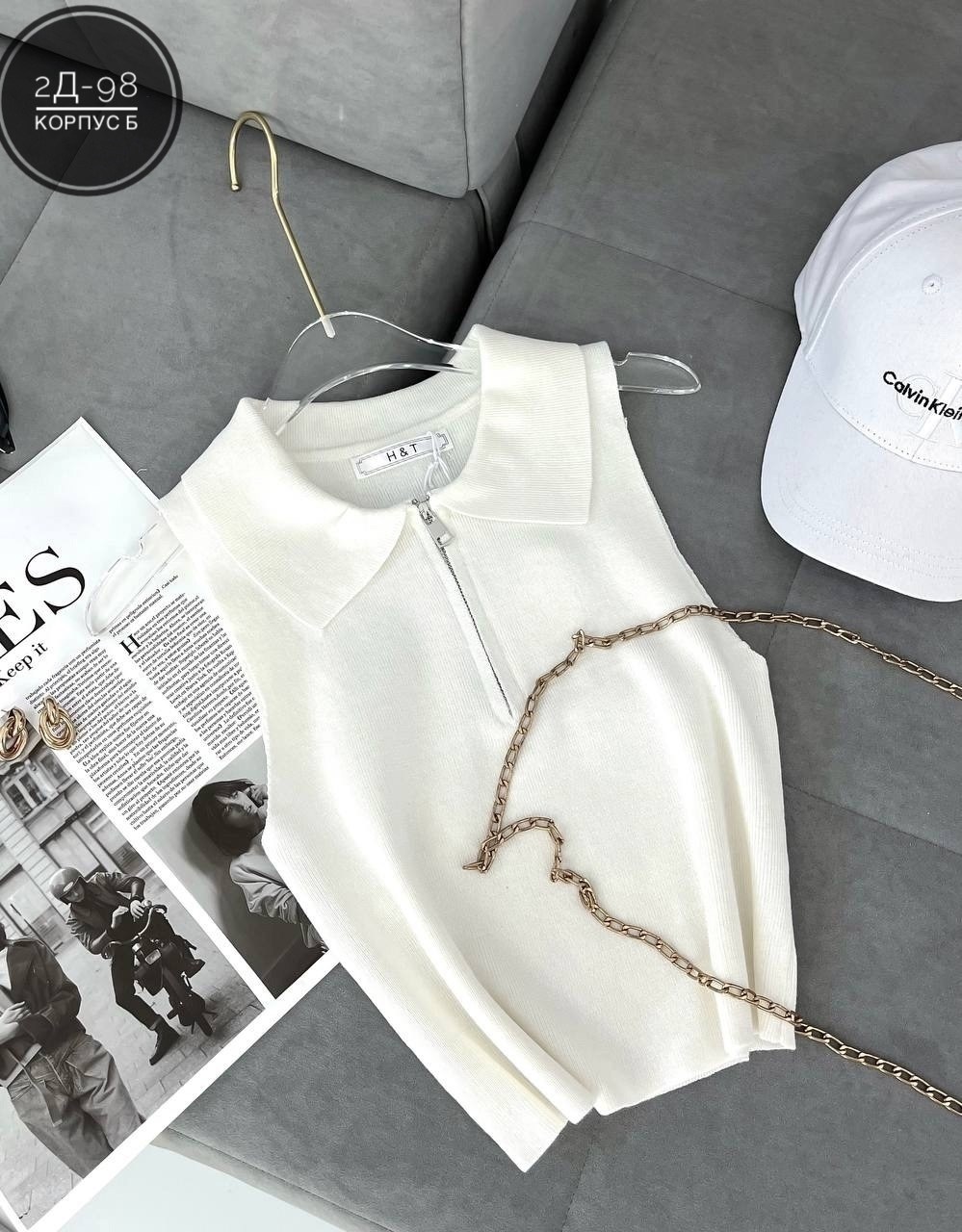 топ женский, ,трикотажный жилет,одежда ,женской одежды