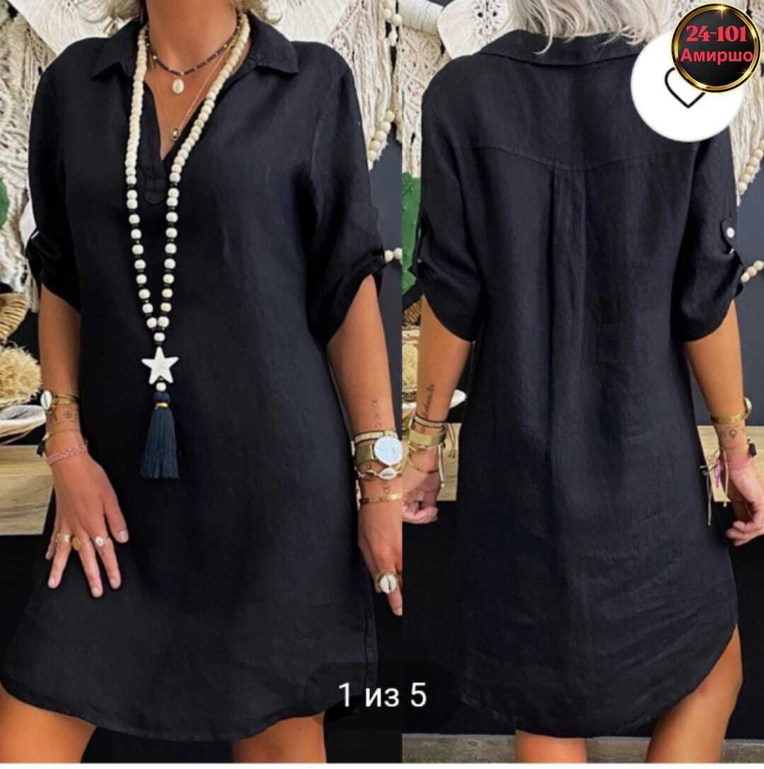платье рубашка женское свободное,платье-рубашка женское свободное арт. 11437968,платья туники,платье женской,платье из однотонного льна