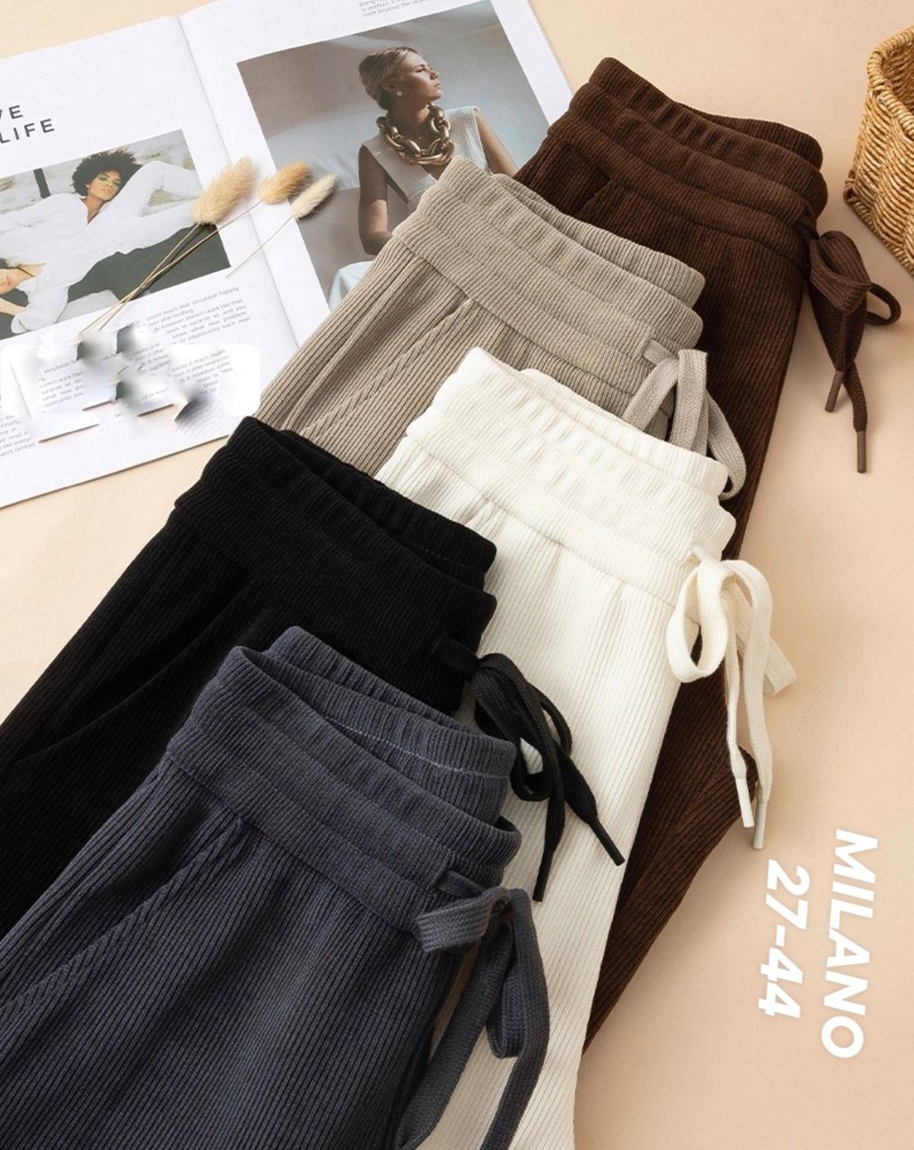 трикотажные брюки,повседневные брюки,брюки с кулиской,вязаные брюки,брюки свободного кроя