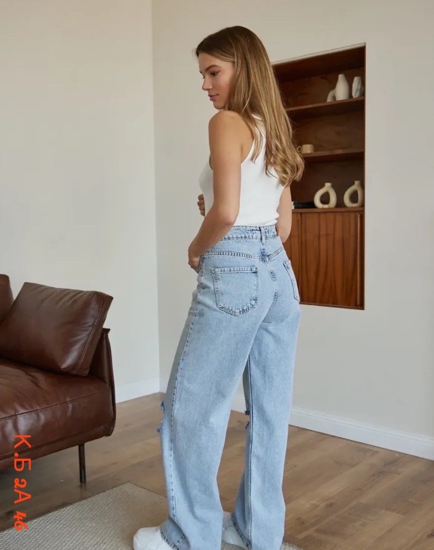 женские джинсы широкие,широкие рваные джинсы трубы,джинсы широкие,джинсы трубы рваные,джинсы широкие трубы клеш