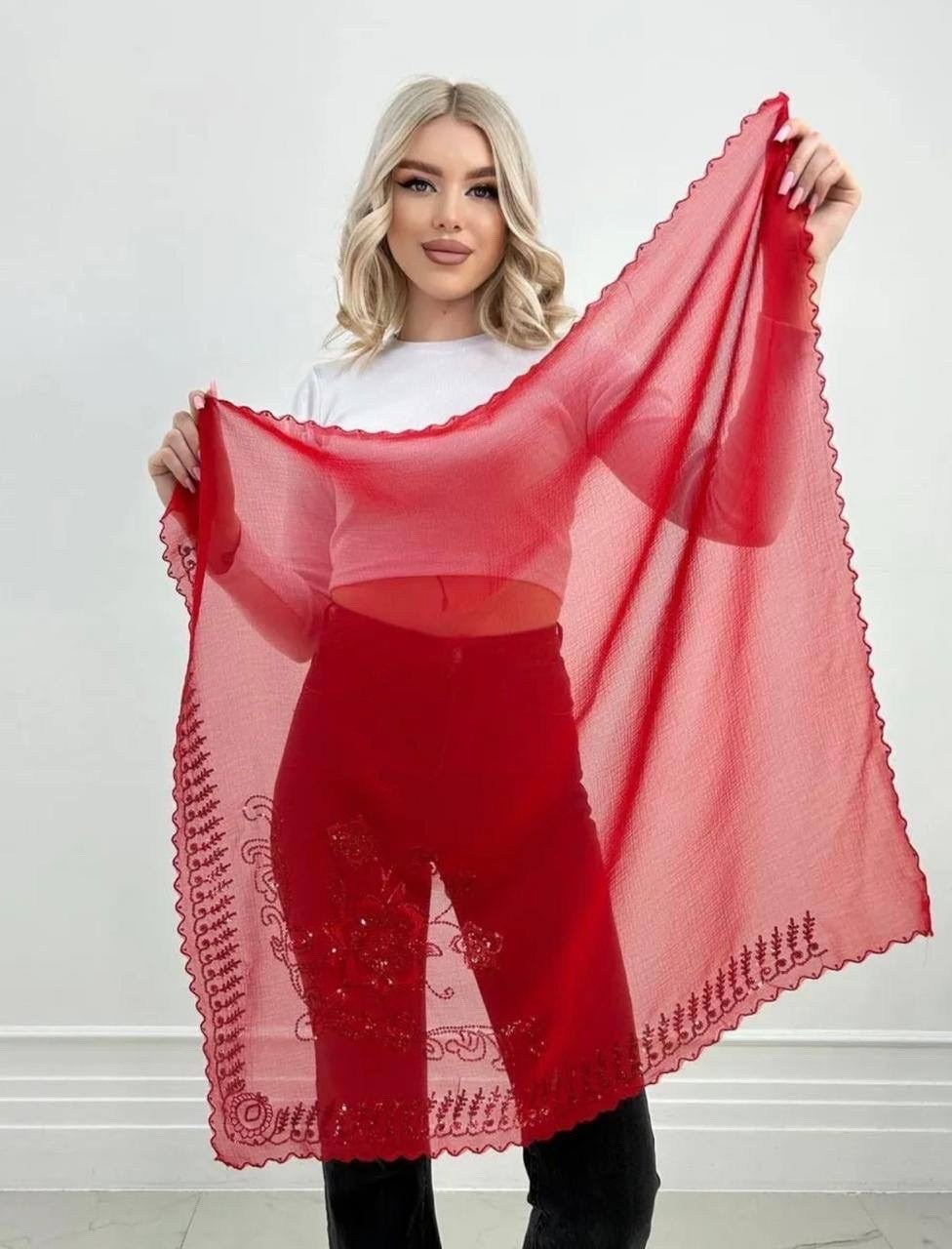 платки платок для храма,платок для храма женский,палантин кружевной,платок белый,платки женские