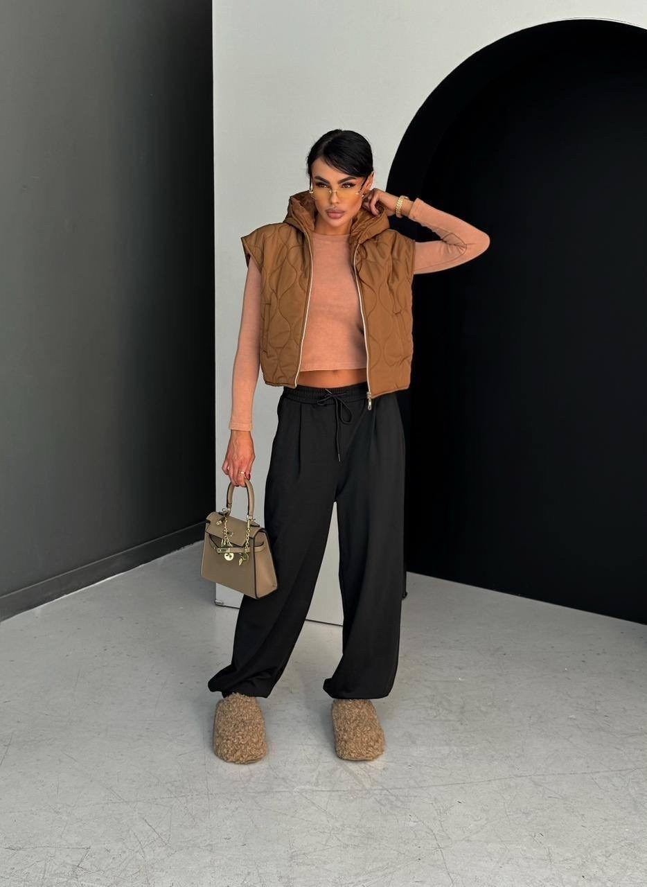 жилетка женская,стильная жилетка,жилет теплый,стильный жилет