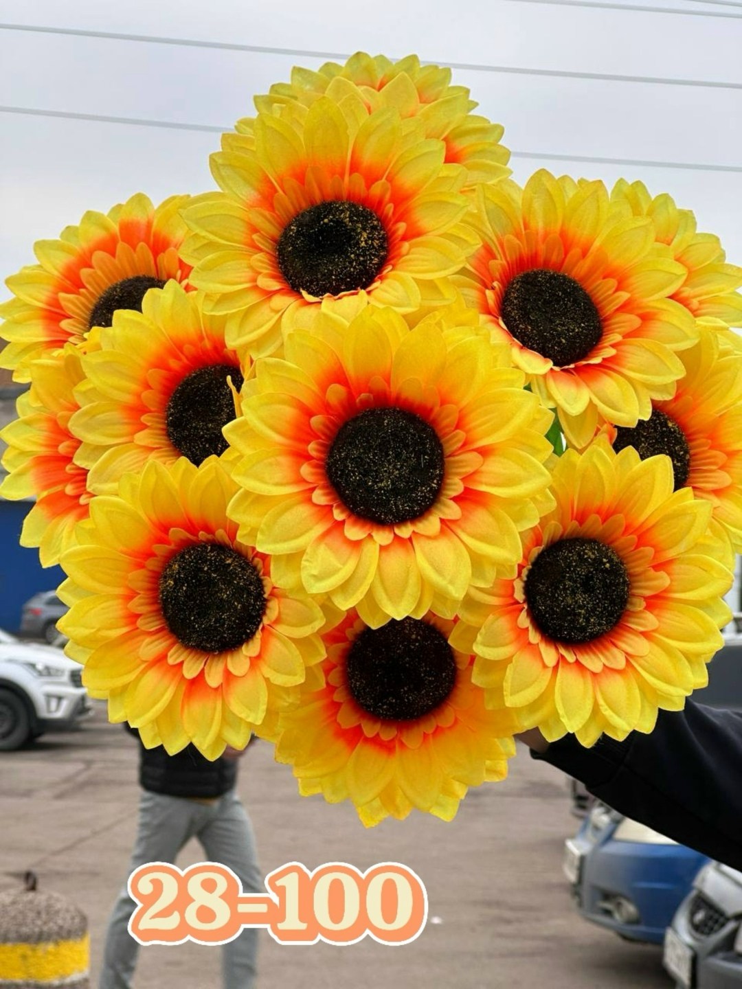 цветы искусственные подсолнух,искусственный подсолнух,букет подсолнухов,цветок искусственный подсолнух декоративный букет 12шт 37см,букет с подсолнухами