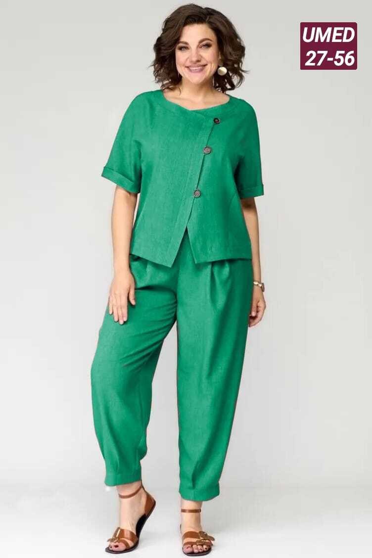 женские брючные костюмы больших размеров,брючный костюм michel chic 1337/1 мохито,женские костюмы,костюм больших размеров брючный,брючные костюмы для женщин