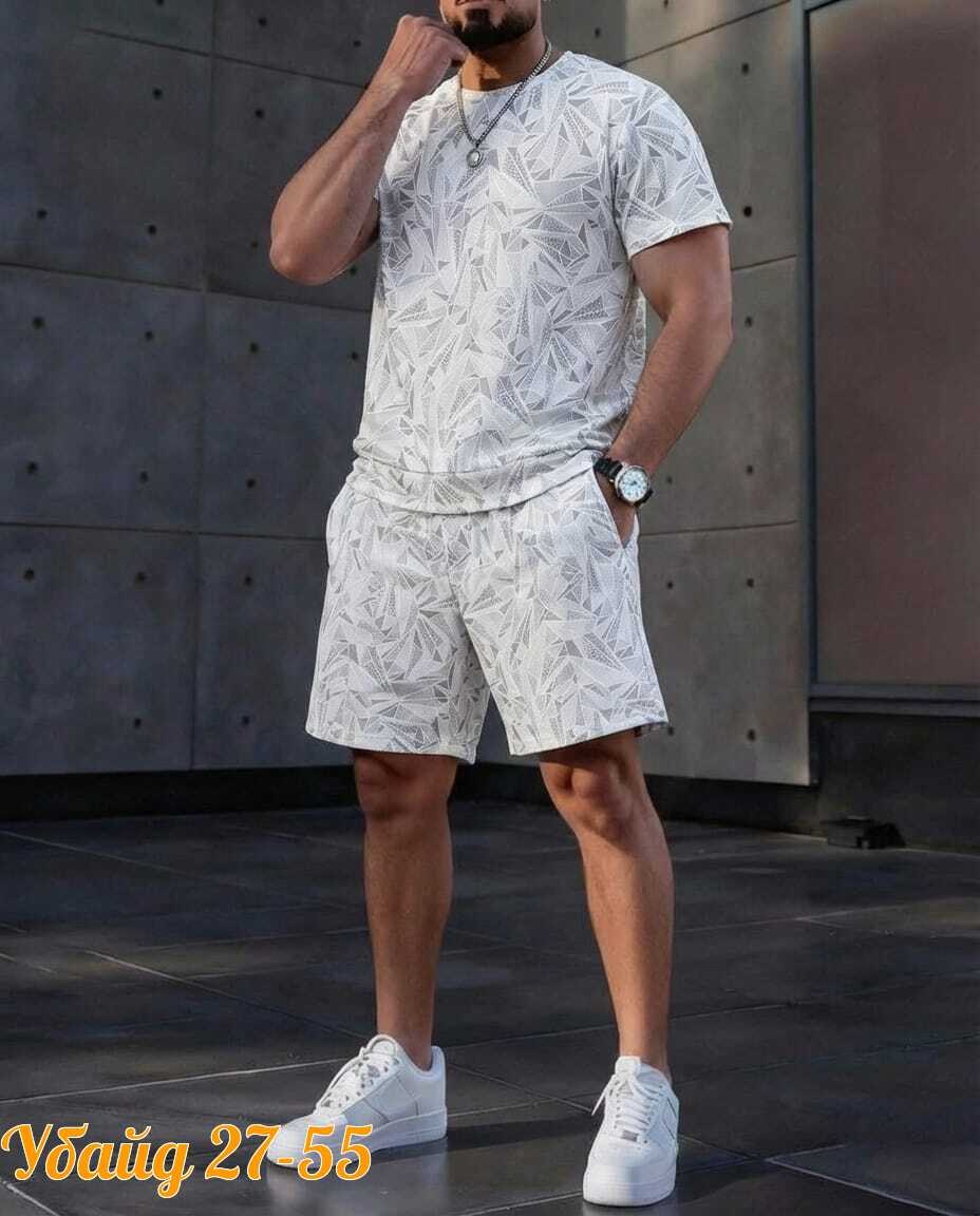 костюм спортивный с шортами мужской,мужская мода,костюм мужчины,костюм мужской,костюм спортивный мужской