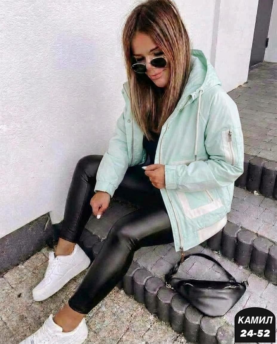 куртка женская,куртка женская весенняя с капюшоном короткая парка мята jozzy,куртка женская весенняя,куртка женская демисезонная,стильная куртка