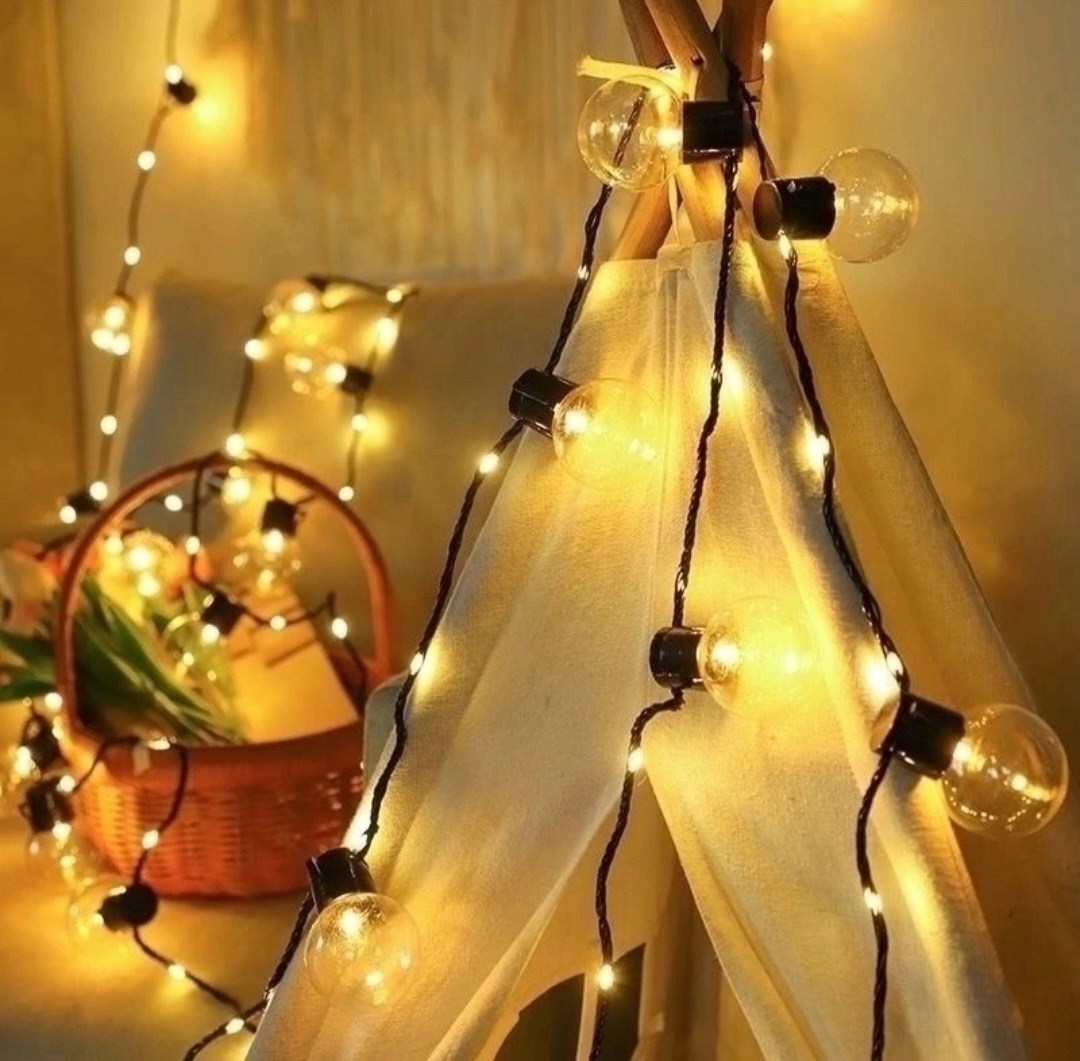 лампочки гирлянда,гирлянда с круглыми лампочками,светодиодная гирлянда,гирлянда уличная,электрогирлянда уличная